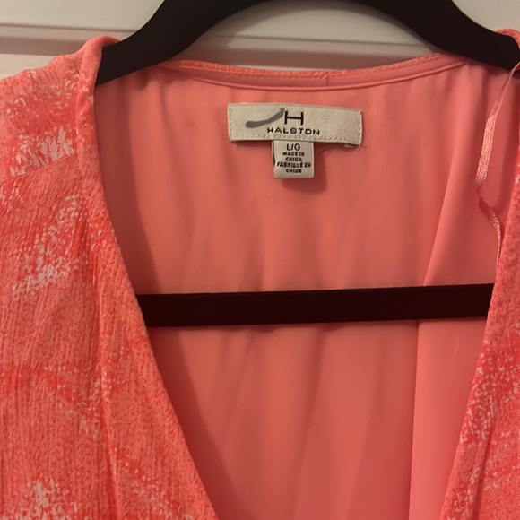 HALSTON FLOWY DRESS - Picture 2 of 3